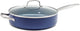 Blue Diamond Bratpfanne – mit Deckel – 28 cm – blau – Induktion – antihaftbeschichtet – PFAS-frei