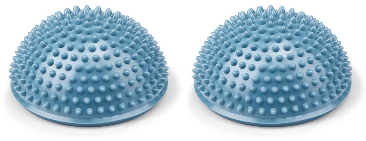 Umbro Balanceball 2er Set – Balancekissen für Balance und Stabilität – Balance Pods geeignet für Rehabilitation und Koordinationstraining – max. 150 kg – ø16 x 8 cm – blau