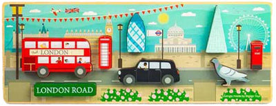 Bigjigs Holz London Chunky Puzzle, 8st.