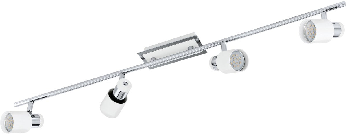Eglo Davida - Deckenstrahler - 4 Lichter - Chrom, Weiß