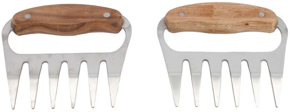 Grizzy Grills Grizzly Grills - Bärenklauen aus Holz - Bärenklauen