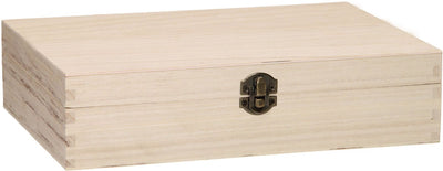 Playwood -Holzbox mit 24 Fächern