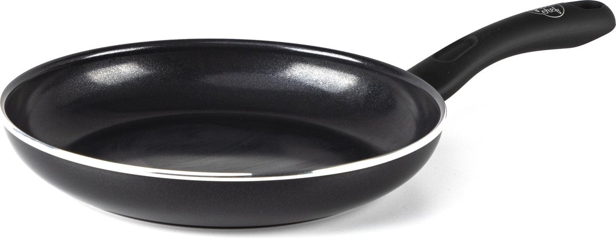 Greenchef Diamant-Bratpfanne 24 cm – PFAs-freie Antihaftbeschichtung – Induktions-Bratpfanne – Keramik-Bratpfanne – ofenfest bis 160 °C – Kühlgriff – Schwarz