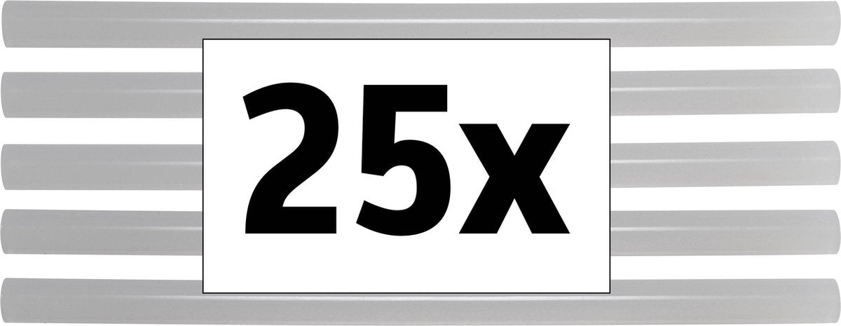 Toolcraft tc-11200x25t Klebestift ø 11 mm x (L) 200 mm transparent 500 g 25 Stück