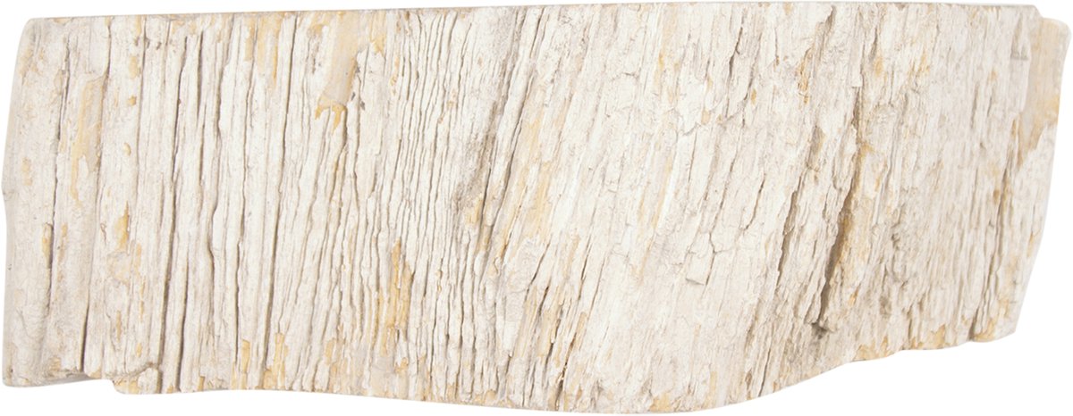 Differnz Fossil Waschbecken 45x12cm Holz creme