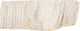 Differnz Fossil Waschbecken 45x12cm Holz creme