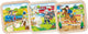 Goki Holzpuzzle Farm, Feuerwehr, Pferd, 9st.