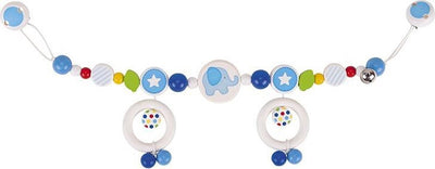 Heimess Holz-Kinderwagenspanner Elefantenblau 40 cm