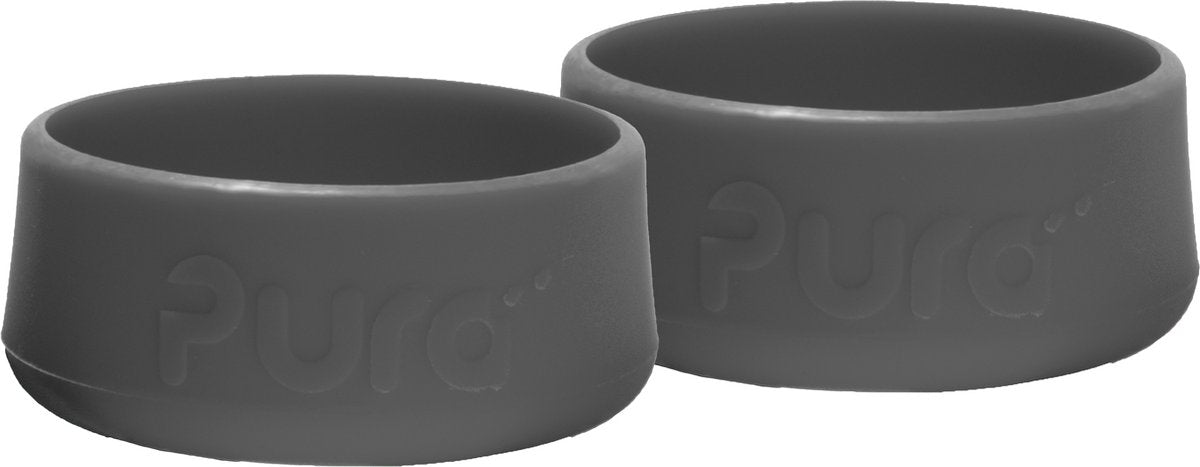 Pura silicone bumpers - gray - 2 pieces