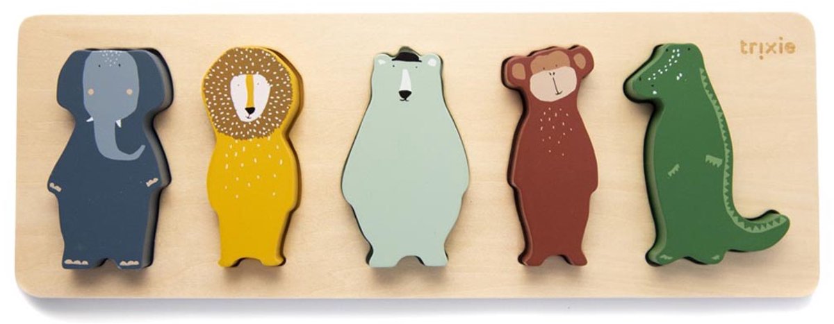 Trixie Holzform Puzzle Tiere