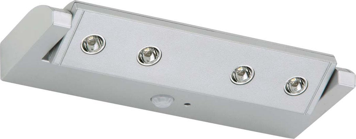 Briloner - LED-Unterschranklampe - Küchenlampe - Schranklampe - Treppenbeleuchtung - Bewegungsmelder - Titanfarben - IP20 - Batterie