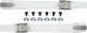 Nijdam Schnellspanner-Set – AA – 2 Stück – Weiß