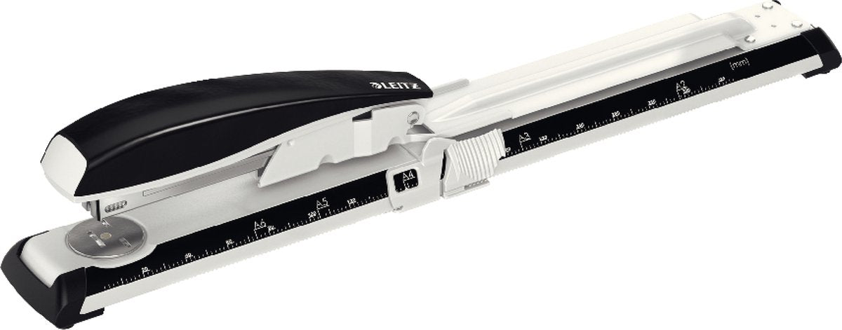 Leitz Metall-Langarmhefter – 40 Blatt – Schwarz