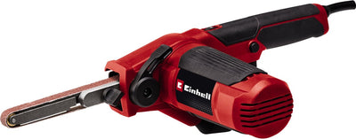 Einhell Elektro-Feilenbandschleifer TC-BF 500 E – 500 W – Bandgeschwindigkeit: 300–1700 m/min – inkl. 6 Schleifbänder