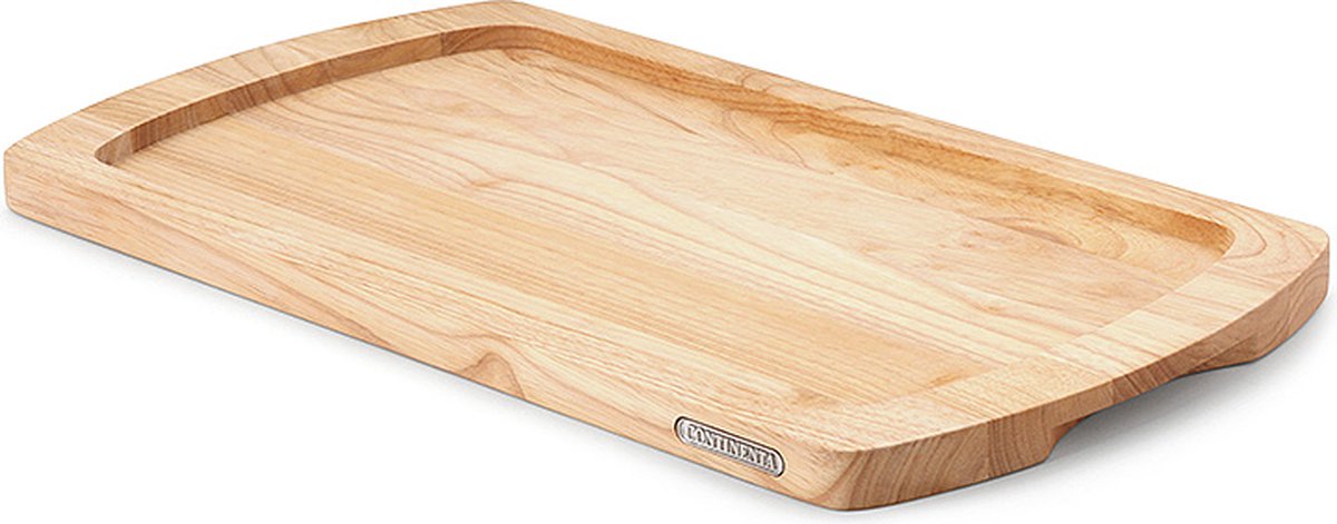 Continenta Brotschneidebrett – Gummibaumholz – 45 cm