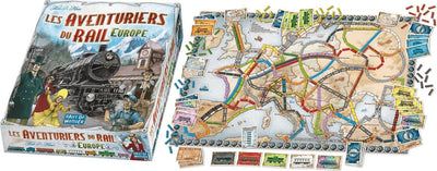 Days of Wonder Ticket to Ride Europe – Französischsprachiges Brettspiel – für 2–5 Spieler ab 8 Jahren – 30 bis 60 Minuten Spielzeit