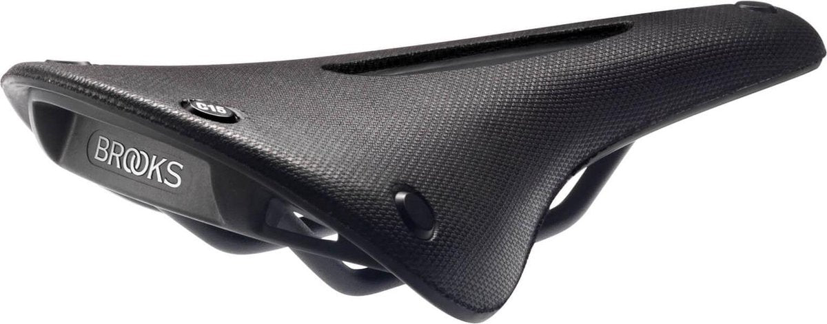Brooks Sattel C15 geschnitztes Kambium All Wetterschwarz