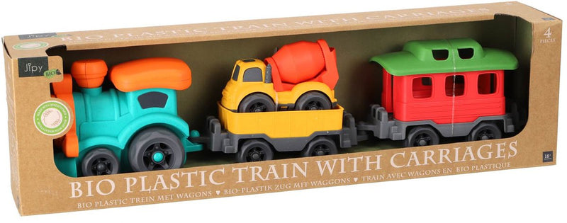 Jipy Bio-Zug mit Waggons