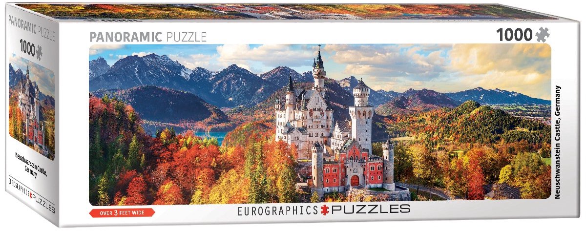 Eurographics Panorama-Puzzle Schloss Neuschwanstein 1000 Teile