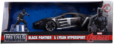 Jada Die Cast Avengers Black Panther mit Auto 1:24