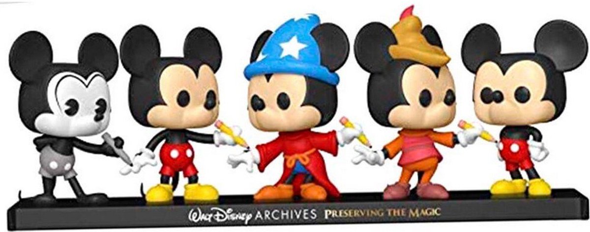 Funko Pop! Disney: 5er-Pack - Micky Maus exklusiv