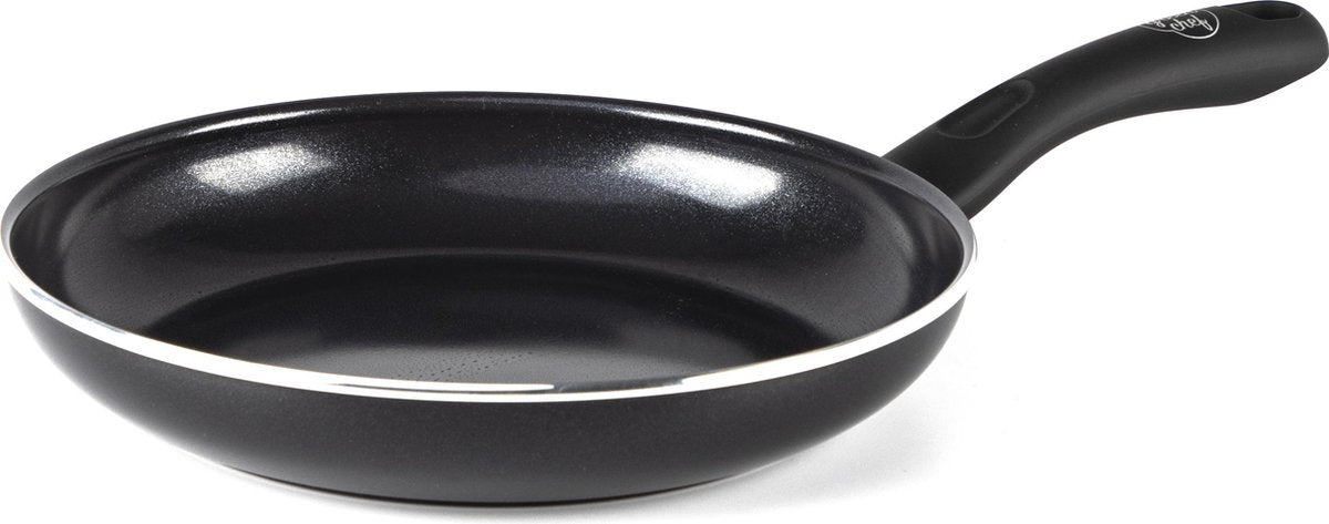 Greenchef Diamant-Bratpfanne 28 cm – PFA-freie Antihaftbeschichtung – Induktions-Bratpfanne – Keramik-Bratpfanne – ofenfest bis 160 °C – Kühlgriff – Schwarz