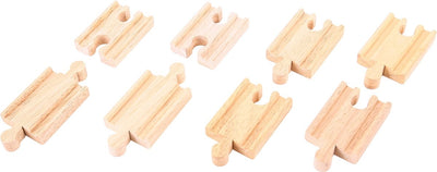 Bigjigs Wooden Rails Mini, 8st.