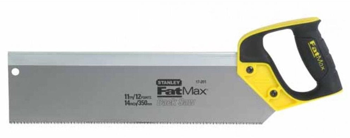 Stanley 12 Fatmax Back Saw 11tpi Jetcut PS – 17.02.199