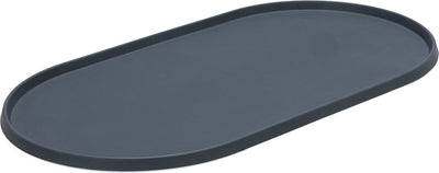 Designed by Lotte Oona Tischset Hund Katze – Tischset Futternapf – spülmaschinenfest – Silikon – Anthrazit – 55x30x1,7 cm