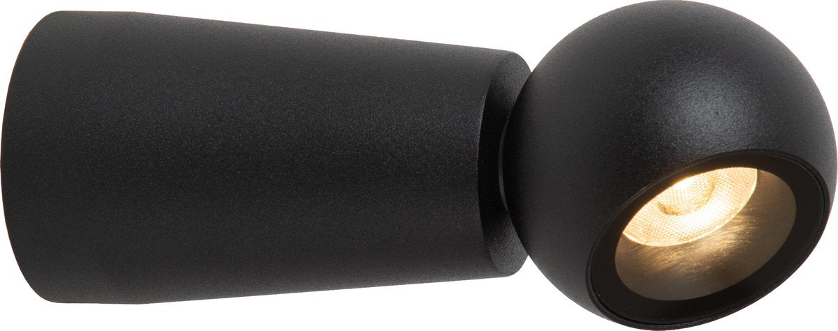 Lucide ipsos – Badezimmerwandleuchte – LED – 1x6 W 2700 K – IP54 – Schwarz