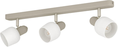 Eglo corato spot - e14 - 52 cm - weiß|beige - stahl|glas