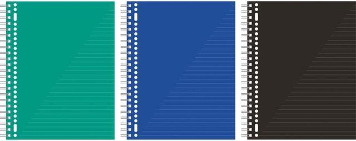 Kangaro-Vorlesungsblock – A4 – liniert – 60 Gramm – mit Rand – k-58371-3