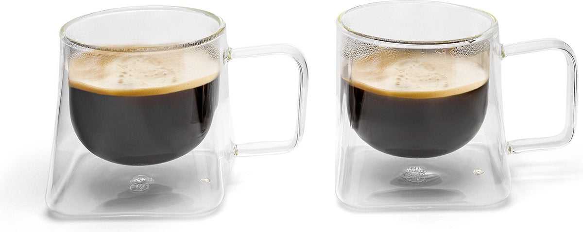 Leopold Wien - doppelwandige Kaffeegläser Otto 2er-Set