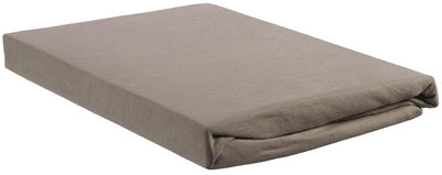 Bettwäschehouse Jersey – Topper-Spannbettlaken – 180 x 200 220 – Taupe