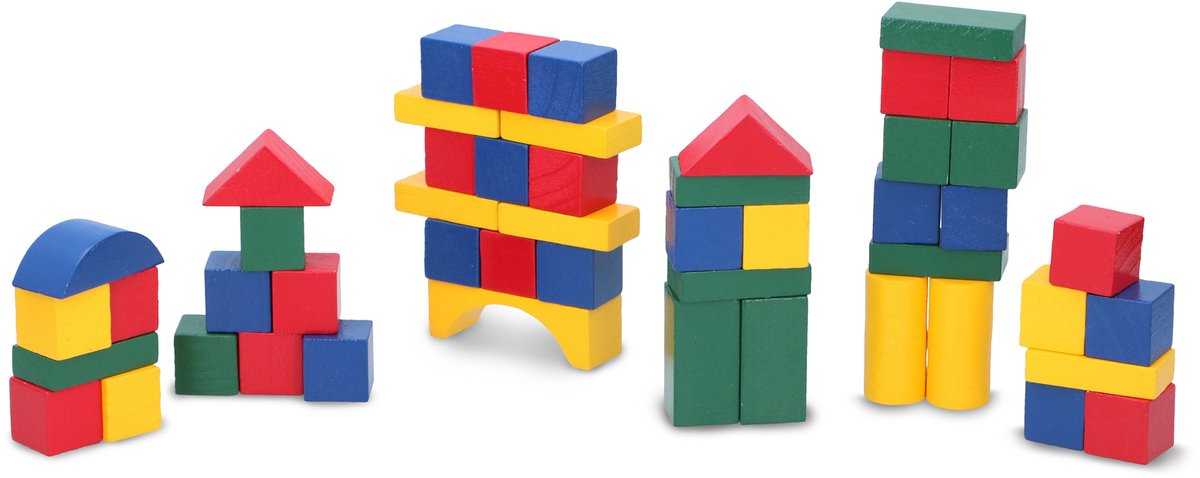 Marionetten-Holzspielzeug-Bausteine (50 Stück)