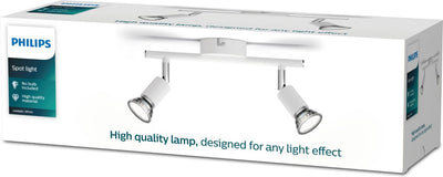 Philips LED Philips Limali Aufbaustrahler – 2-flammig – Weiß