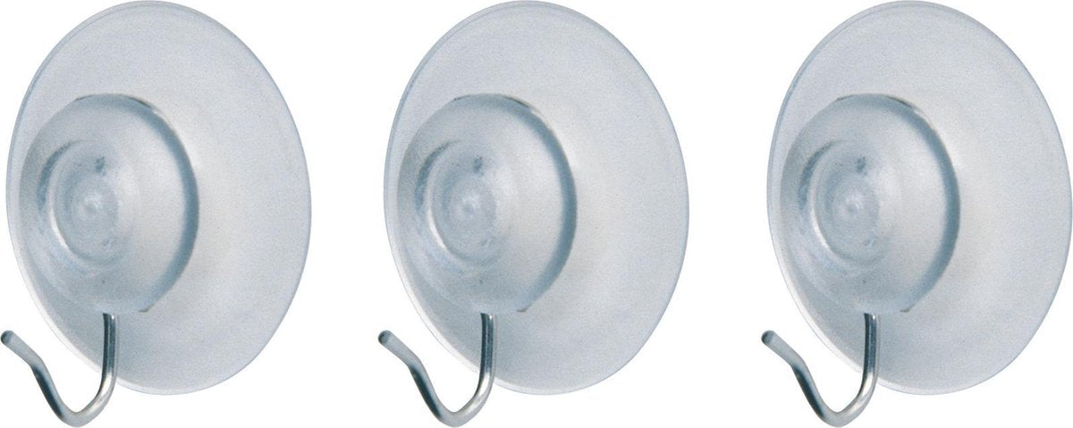 Tiger Saughaken klein 3 Stück transparent