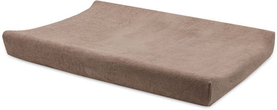 Jollein – Wickelauflagenbezug aus Frottee 50 x 70 cm – Wickelunterlage mit weichem Bezug – Milchkaffee