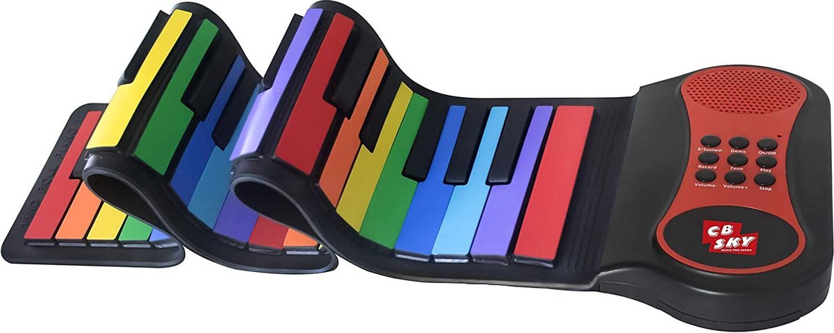 Amuuso Roll-Piano mit 49 Tasten.