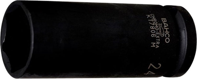 Bahco k7806m-24 langer Schlagschrauber-Steckschlüssel – 24 mm – 1 2 (l = 89 mm)