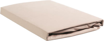 Ambiante – Bambus-Baumwolle – Boxspring-Spannbettlaken – 90 x 200 cm – Sand