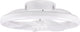Rl Live Your Light Reality Pyjama – Fächer – weiß matt – inkl. 1x SMD 22 W - Fernbedienung - integrierter Dimmer - stufenlos einstellbare Lichtfarbe - 3 Geschwindigkeitsstufen - Memory-Funktion per Fernbedienung - Sommer- und Wintermodus