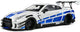 Solido Nissan GT-R (R35) mit Liberty Walk Bodykit 2.0 '24, silberner Maßstab 1:18