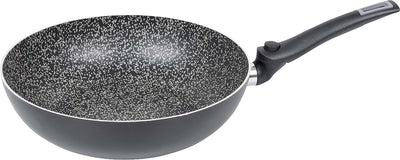 Bo-Camp – Wok-Pfanne – drehbar – klappbarer Pfannengriff – Induktion – ø 28 cm