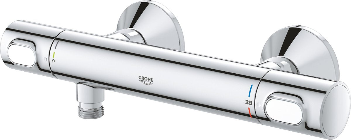 Grohe Präzisions-Thermostat-Duscharmatur – 15 cm – wassersparend – Chrom