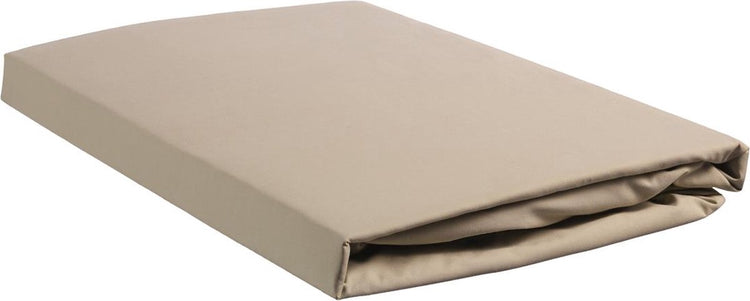 Beddinghouse – Perkal-Baumwolle – Topper-Spannbettlaken – 90 x 200 cm – Sand