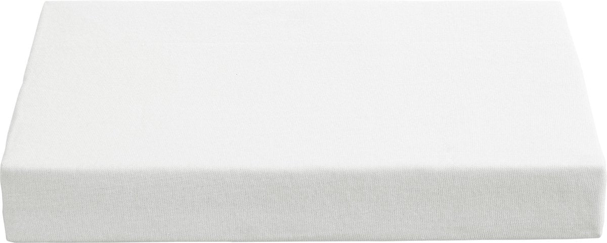 Ambiante Jersey - Spannbettlaken - 140x200 - weiß