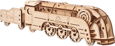 Ugears 3D-Holzmodell – Minilokomotive