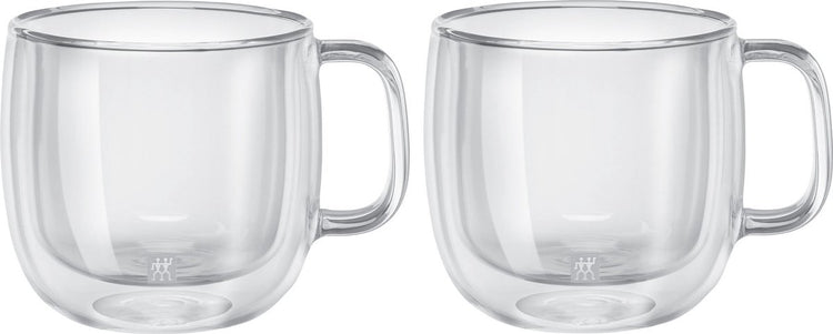 Zwilling Sorrento doppelwandiges Cappuccinoglas 450 ml mit Ohrset 2 39500-113