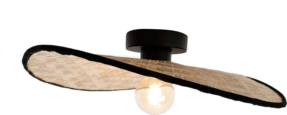 Eglo Marywell Deckenleuchte – E27 – 50 cm – Schwarzbraun – Holz